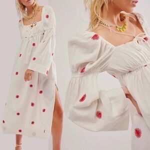 Free People Emory Midi Dress XS
